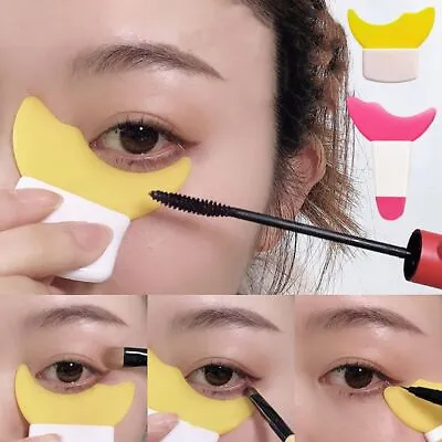 $2.71 • Buy Beauty Makeup Tool Aid Eyeliner Template Eyebrow Mascara Baffle Shaper