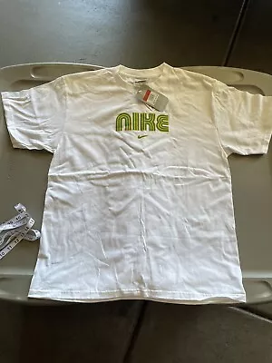 $65 • Buy Nike T-shirt Green Yellow Buck Brazil DS Large Obo Vintage From 2003