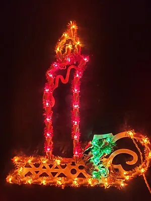 Vintage GE Christmas Candle Sculpture 16  Indoor/Outdoor Lighted Decoration • $24.97