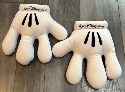 Walt Disney World Mickey Mouse Pair Of Plush Glove Hands White Costume. RARE • $14.99