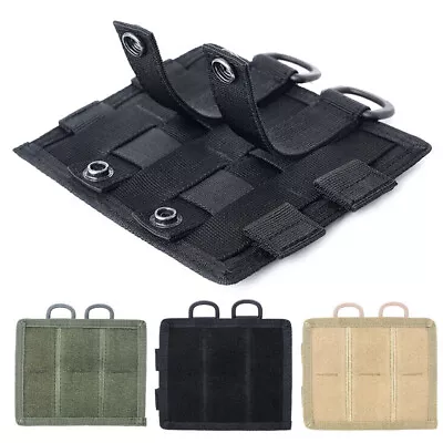 MOLLE Patch Cloth Hook&loop Panel For Tactical Vest Pouch Bag Converter Adapter • $8.99