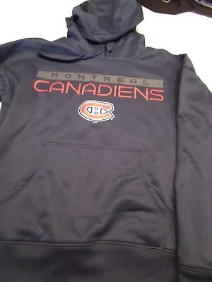 New Nhl Youth Montreal Canadiens Hockey Hooded Hoodie Sweatshirt Black Lg/xl • $19.79