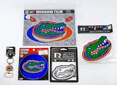 NEW UF University Of Florida Gators 5 Item GIFT LOT Key Ring Decal Auto Emblem • $20