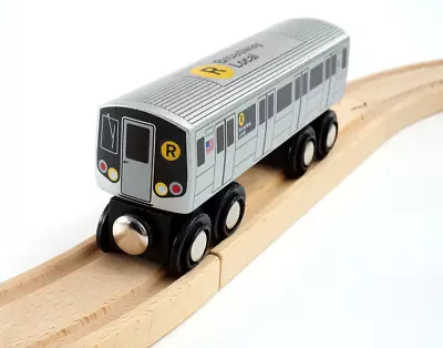 Munipals R Train Wooden NYC MTA Subway Car Toy Broadway Local • $16.50