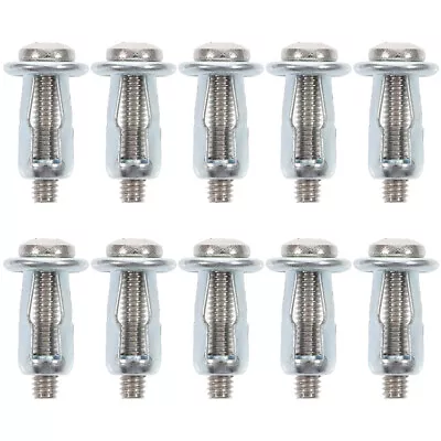 10pcs Hollow Door Anchor Expansion Nut Jack Nut With Screw Jack Fixing Nut D • £6.99