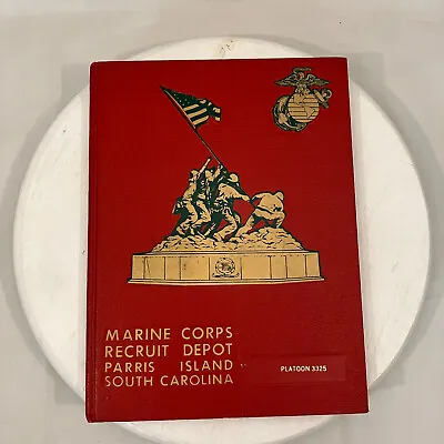 Marine Corps Recruit Depot Parris Island Platoon 3325 Yearbook 1978 VTG • $17.99