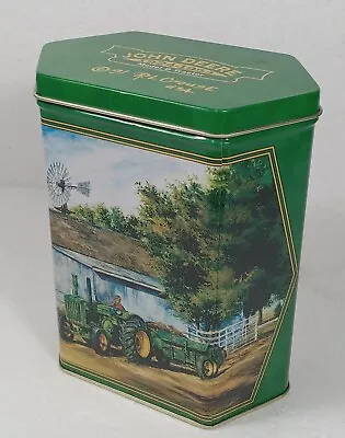 JOHN DEERE 1924-1953 Model D Tractor Tin 91 R.L. Crouse Vintage 1991 Empty Tin  • $15