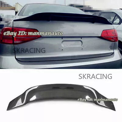 $225 • Buy For Volkswagen Vw Jetta Carbon Fiber Rear Trunk Lip Spoiler Wing Performance