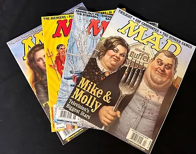 MAD Magazine 2012 Issues Lot #514 516 517 518 • $19.99