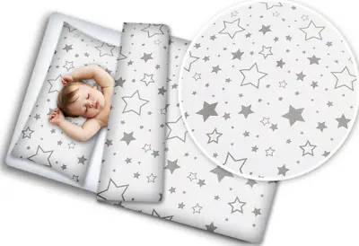 Milky Way BABY BEDDING SET 120x90 PILLOWCASE DUVET COVER 2PC FIT COT  • £12.99