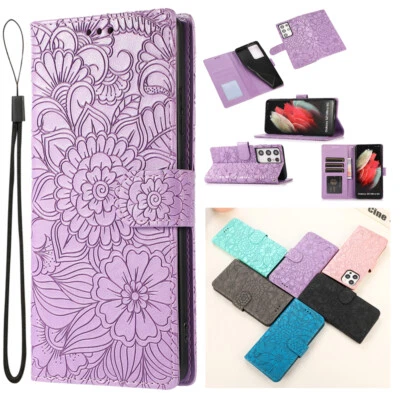 $14.89 • Buy For Samsung S23Ultra S20FE S10e S9+ S8 S7 J6 J8 Pattern Leather Flip Wallet Case