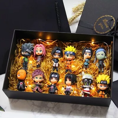 6 Pcs NARUTO Sasuke Gaara Uchiha Madara Base Mini Figurines Toys Collectibles • $11.90