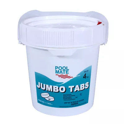 Pool Mate 3  Chlorine Tabs Swimming Pool Sanitizing Chemical - 4 Lbs. • $59.99