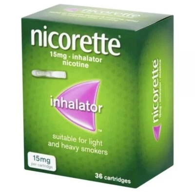£31.99 • Buy Nicorette 3658036 Inhalator 15mg 36 Cartridges