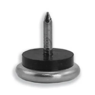 4 Nickel Base Metal Nail-on Glides For Wood Furniture Chairs/Tables - 4 Sizes! • $7.56