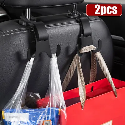 2X Car Accessories Seat Headrest Hook Purse Bag Storage Hanger Hooks Universal • $8.67