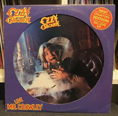 Ozzy Osbourne  Mr Crowley Live Pic Disk 12  EP EX Orig Black Sabbath Motley Crue • $49.99