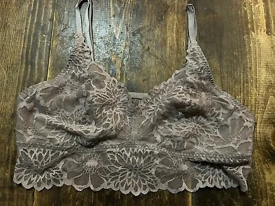 Victorias Secret PINK Size Large Taupe Lace Bralette • $9