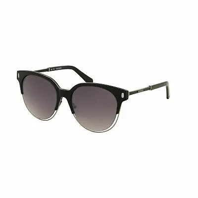 Balmain Paris Black Bl2514 Designer Sunglasses With Case - Black/silver 52mm • $79.50