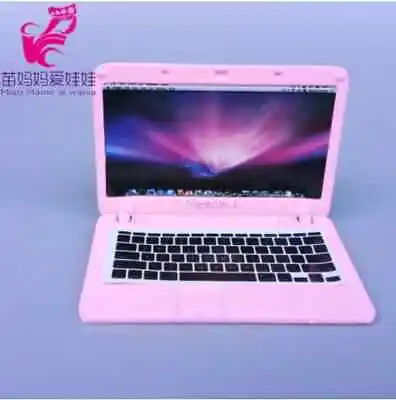 Mini Laptop For 1/6 1/8 Bjd Barbie Blythe Licca Furniture Play House Toy Doll (L • $26.70