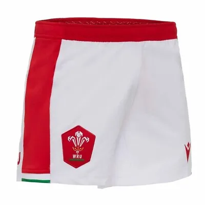 Macron Wales Rugby WRU 20 Adults Mens Home Shorts  • £24.99