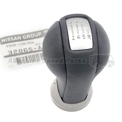 NEW OEM Nissan 6speed Shift Knob For Infiniti G35 V35 Skyline 350Z Black Leather • $289