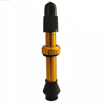 Tubeless Presta Valve Stem 40mm Mountain Road Bike Presta Valve GOLD ALUMINUM • $1.25