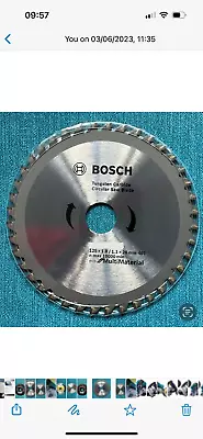 Bosch  125 Mm Circular Wood Blade 40 T 2 Fit Makita 4100KB/GMC Stone Cutter • £13.99