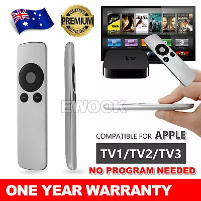 $5.45 • Buy Replacement Universal Infrared Remote Control Compatible For Apple TV1/TV2/TV3