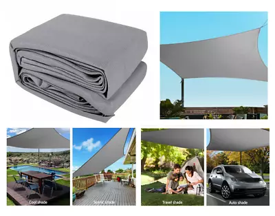 $119.11 • Buy 6 X 6 M Sun Shade Sail Cloth Shade Cloth Outdoor Canopy Square 280gsm Grey