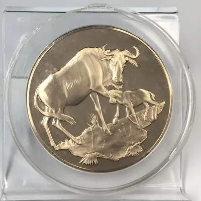 East African Wild Life Society Wildebeests Bronze Medal # • $10