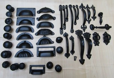 £3.49 • Buy Cast Iron Chest Drawer Wardrobe Kitchen Cupboard Cabinet Door Handles & Knobs