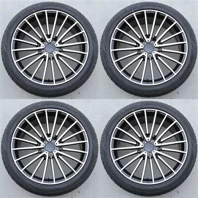 (4)SET 19x8.5/9.5 5X112 Wheel & Tire PKG 2010-21 C300 C350 2008-18 E350 E550  • $1506.15