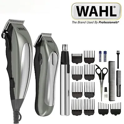 Wahl Corded Hair Clipper & Trimmer Complete Grooming Kit Deluxe Gift Set • £39.99