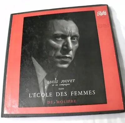 Louis Jouvet L'ecole Des Femmes Moliere 3 Lp Box Pathe! Original '56 Ltd Of 500! • $45