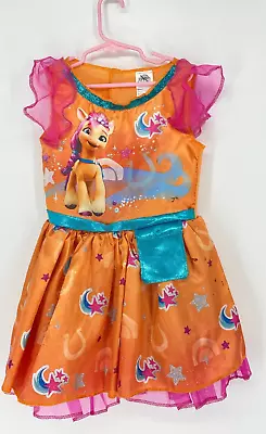My Little Pony Girls Kids Sz 4-6X Sunny Starscout Costume Gown Dress Up 2245 • $8