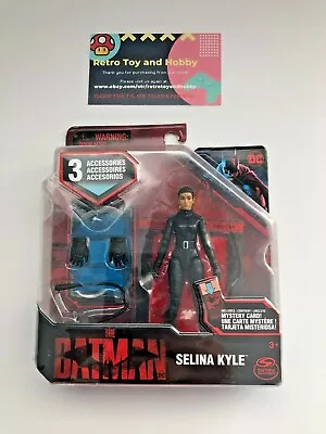 Selina Kyle Catwoman The Batman Movie 2022 Zoe Kravitz Action Figure Spin Master • $13.99