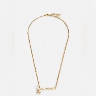 Versace Donatella Gold Medusa Necklace • $320