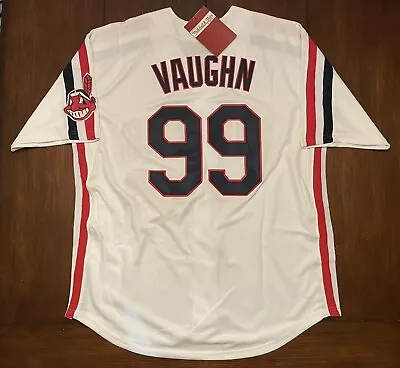 Charlie Sheen (Ricky Vaughn) #99 Cleveland Indians “MAJOR LEAGUE” Size XL Jersey • $78