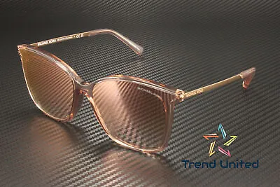 MICHAEL KORS MK2079U 31756F Pink Trans Rose Gold Grad Mir 61 Women's Sunglasses • $71.99