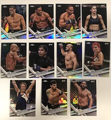 2017 Topps Chrome UFC Refractor Lot • $19.99