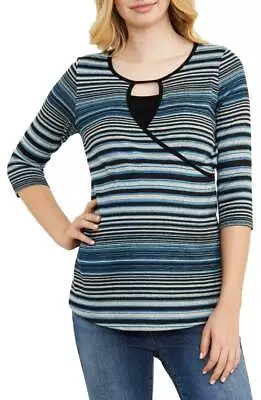 Maternal America Maternity & Nursing Cross Over Top Size (XS) FASTFREE SHIP NWT  • $54.99