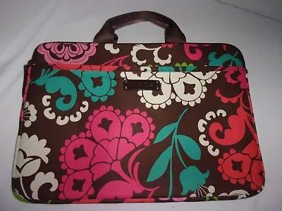 Vera Bradley Paisley Floral Laptop Ipad Work Case • $19.55