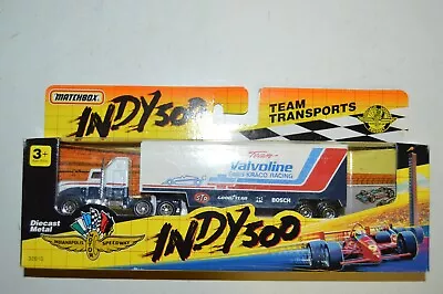 Matchbox Team Transports Convoy Indy 500 Valvoline Semi Rig 1:64 Diecast • $14.99