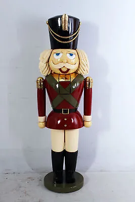 Red Toy Soldier Nutcracker Life Size Resin Christmas Statue Prop Display Decor • $1240.85