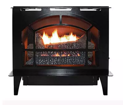 Buck Stove Vent Free Townsend II Steel Series Gas Stove LP Black NV S-TOWNSEND B • $1736