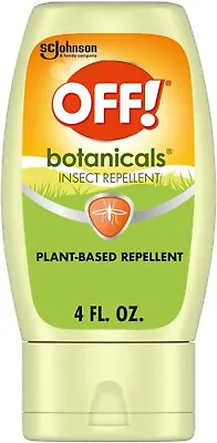 OFF! Botanicals Insect Repellent Lotion Plant-Based Bug  Mosquito Repellent 4oz • $8.75