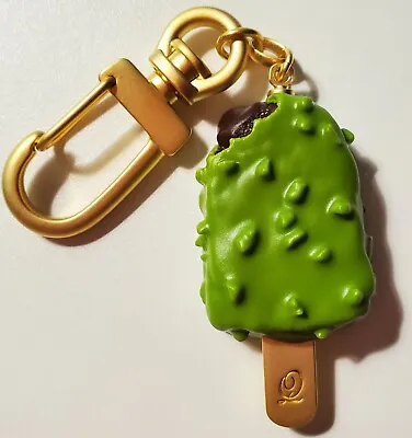 Q-pot. Japan Limited Matcha Chocolate Ice Cream Bar Key Holder Bag Charm - New! • $89