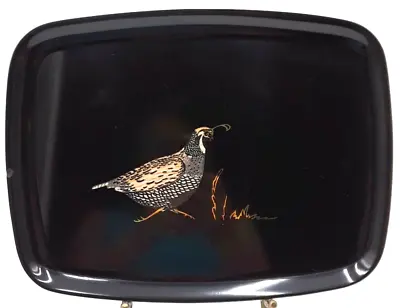 MCM Couroc Of Monterey California Quail State Bird TRAY Vintage 1966 • $24.88