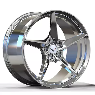 19  20  GEM G8E E-ray Forged Chrome Wheels For C6 C7 Corvette Z06 / Grand Sport • $3000